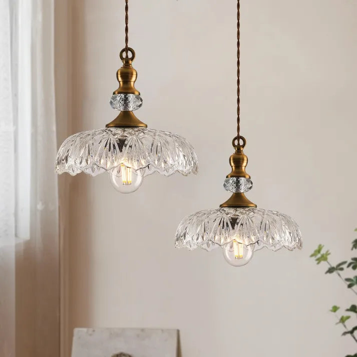 OrbisGlow Mid Century Mini Kücheninsel Glas Pendelleuchte | Elegantes Design | LED Beleuchtung | Moderne Raumdeko