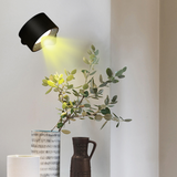GlowBeam Kabellose LED-Wandlampe | 360° Drehbar | Wiederaufladbar | Flexibles Design für Wohnzimmer & Schlafzimmer