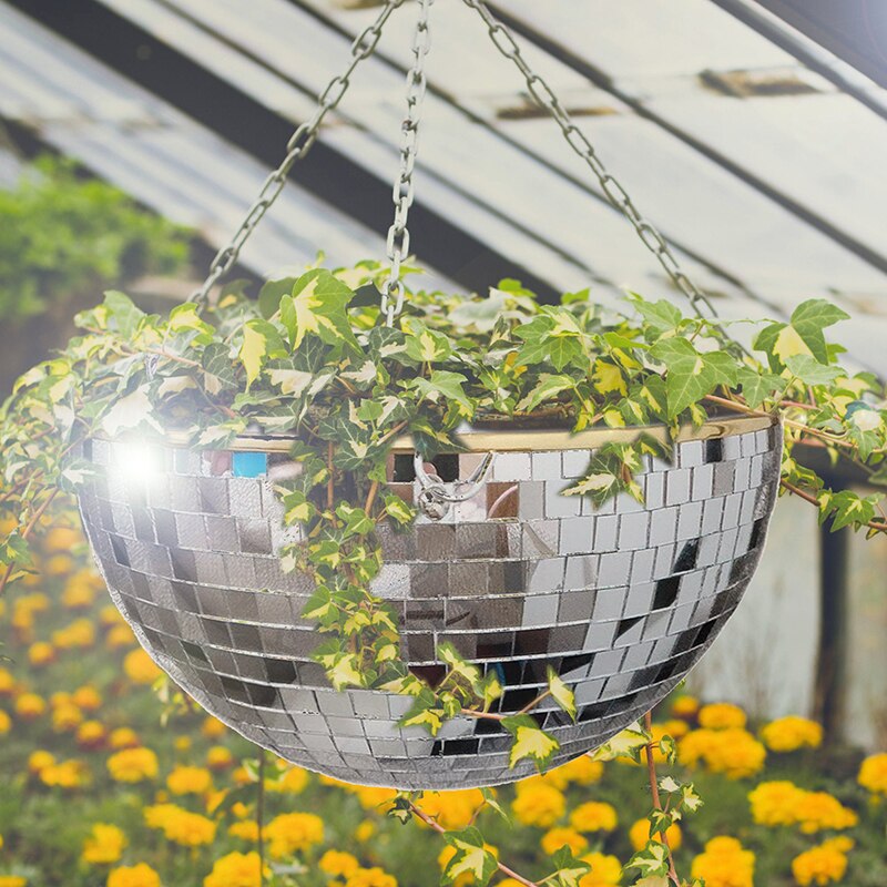 GlamPot Diskokugel-Pflanzgefäß | Stilvolle Dekoration | Modernes Design | Indoor & Outdoor