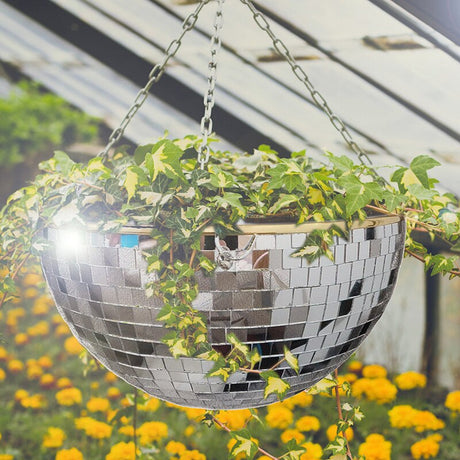 GlamPot Diskokugel-Pflanzgefäß | Stilvolle Dekoration | Modernes Design | Indoor & Outdoor