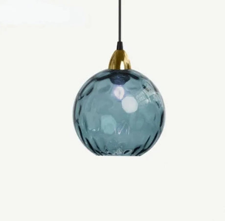 HelderBol Hängelampe aus Glas | Modernes Design | Farbige Beleuchtung für Zuhause