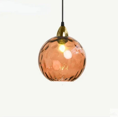 HelderBol Hängelampe aus Glas | Modernes Design | Farbige Beleuchtung für Zuhause