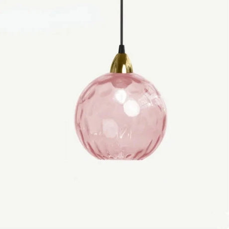 HelderBol Hängelampe aus Glas | Modernes Design | Farbige Beleuchtung für Zuhause