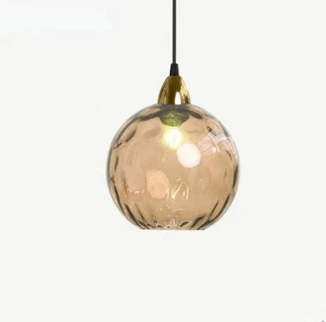 HelderBol Hängelampe aus Glas | Modernes Design | Farbige Beleuchtung für Zuhause
