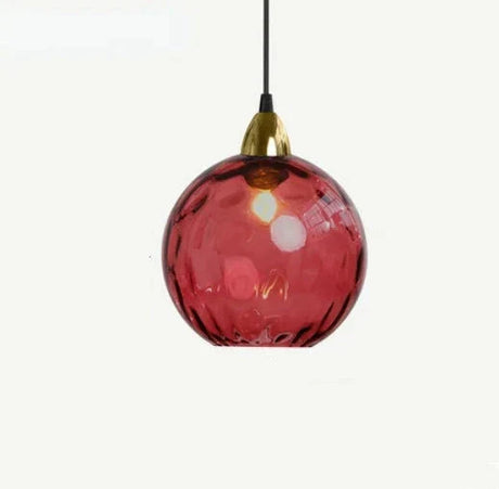HelderBol Hängelampe aus Glas | Modernes Design | Farbige Beleuchtung für Zuhause