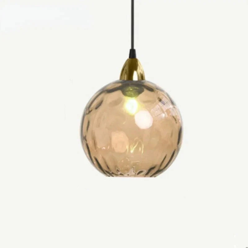 HelderBol Hängelampe aus Glas | Modernes Design | Farbige Beleuchtung für Zuhause