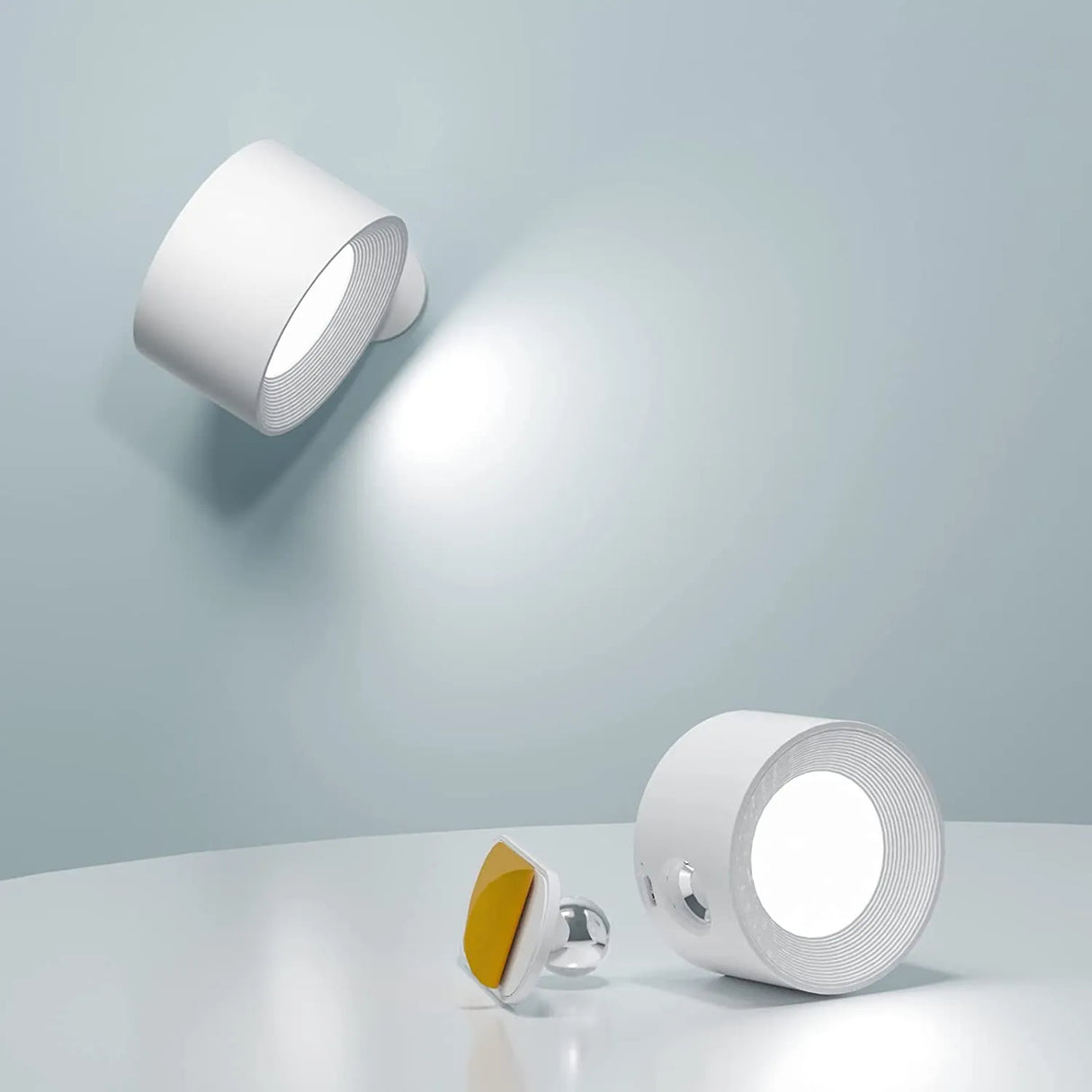 FlexiLight Kabellose Wandleuchte | LED Beleuchtung | Einfach zu installieren | Mit Touch- & Fernsteuerung