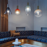 LustraBelle Elegante Pendelleuchte | Design-Kollektion | Rauchglas & Gold | Dimmbar | Moderne Beleuchtung für Zuhause