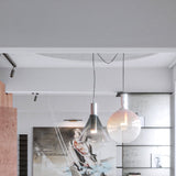 LustraBelle Elegante Pendelleuchte | Design-Kollektion | Rauchglas & Gold | Dimmbar | Moderne Beleuchtung für Zuhause