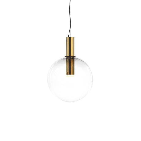 LustraBelle Elegante Pendelleuchte | Design-Kollektion | Rauchglas & Gold | Dimmbar | Moderne Beleuchtung für Zuhause