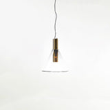 LustraBelle Elegante Pendelleuchte | Design-Kollektion | Rauchglas & Gold | Dimmbar | Moderne Beleuchtung für Zuhause