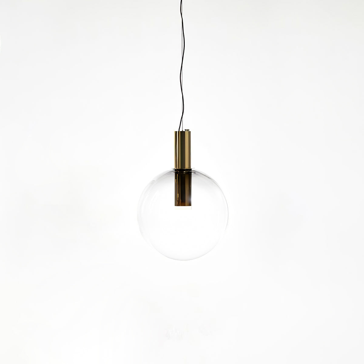 LustraBelle Elegante Pendelleuchte | Design-Kollektion | Rauchglas & Gold | Dimmbar | Moderne Beleuchtung für Zuhause