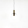 LustraBelle Elegante Pendelleuchte | Design-Kollektion | Rauchglas & Gold | Dimmbar | Moderne Beleuchtung für Zuhause