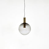 LustraBelle Elegante Pendelleuchte | Design-Kollektion | Rauchglas & Gold | Dimmbar | Moderne Beleuchtung für Zuhause