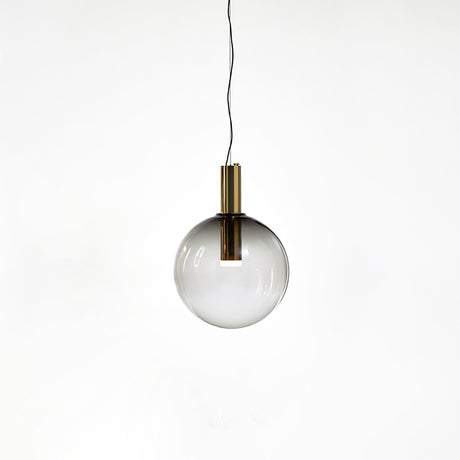 LustraBelle Elegante Pendelleuchte | Design-Kollektion | Rauchglas & Gold | Dimmbar | Moderne Beleuchtung für Zuhause
