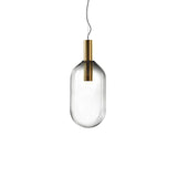 LustraBelle Elegante Pendelleuchte | Design-Kollektion | Rauchglas & Gold | Dimmbar | Moderne Beleuchtung für Zuhause
