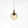 LustraBelle Elegante Pendelleuchte | Design-Kollektion | Rauchglas & Gold | Dimmbar | Moderne Beleuchtung für Zuhause