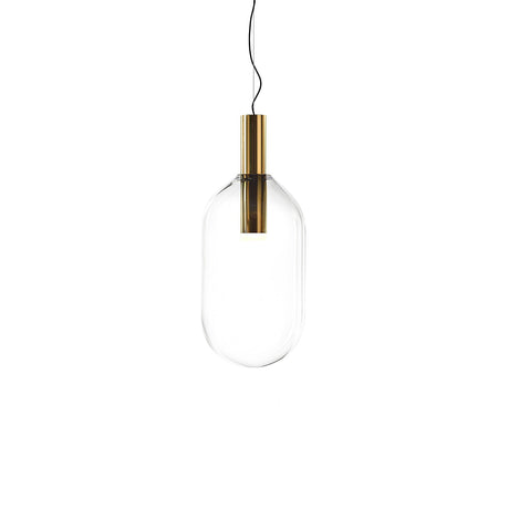 LustraBelle Elegante Pendelleuchte | Design-Kollektion | Rauchglas & Gold | Dimmbar | Moderne Beleuchtung für Zuhause