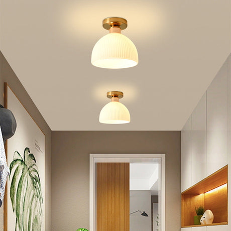 LumaDome Moderne Deckenleuchte aus Milchglas | Elegantes Design | Perfekt für Wohnräume