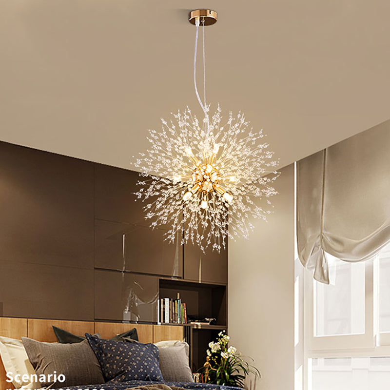 CrystalAura LED-Pendelleuchte aus Kristall | Dimmbar & Energieeffizient | Elegantes Design für Ess- & Wohnzimmer
