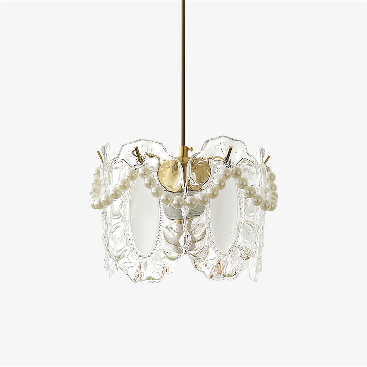 LumiPetal Glas Pendelleuchte | Florales Design | Elegante Beleuchtung | Deko für Zuhause
