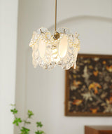 LumiPetal Glas Pendelleuchte | Florales Design | Elegante Beleuchtung | Deko für Zuhause
