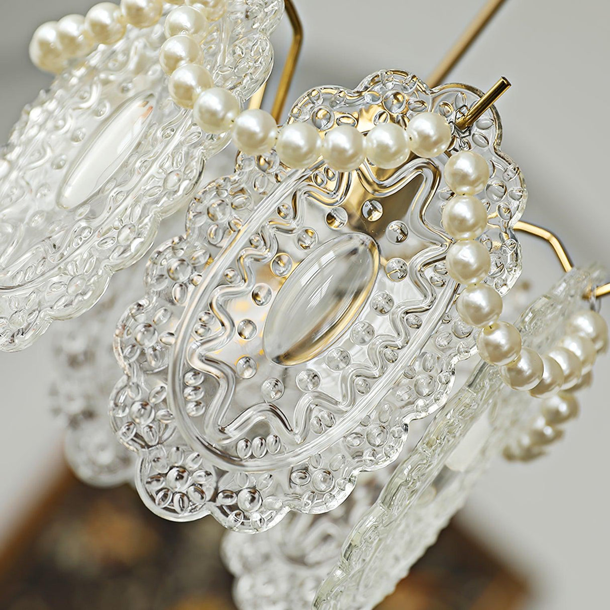LumiPetal Glas Pendelleuchte | Florales Design | Elegante Beleuchtung | Deko für Zuhause