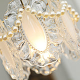 LumiPetal Glas Pendelleuchte | Florales Design | Elegante Beleuchtung | Deko für Zuhause