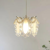 LumiPetal Glas Pendelleuchte | Florales Design | Elegante Beleuchtung | Deko für Zuhause
