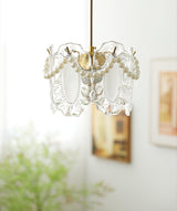 LumiPetal Glas Pendelleuchte | Florales Design | Elegante Beleuchtung | Deko für Zuhause