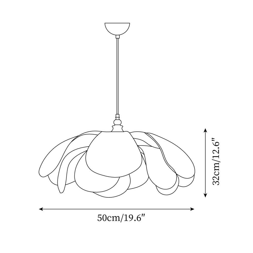 LumaBella Pendelleuchte | Elegante Deckenlampe | Zeitloses Design | Verschiedene Größen
