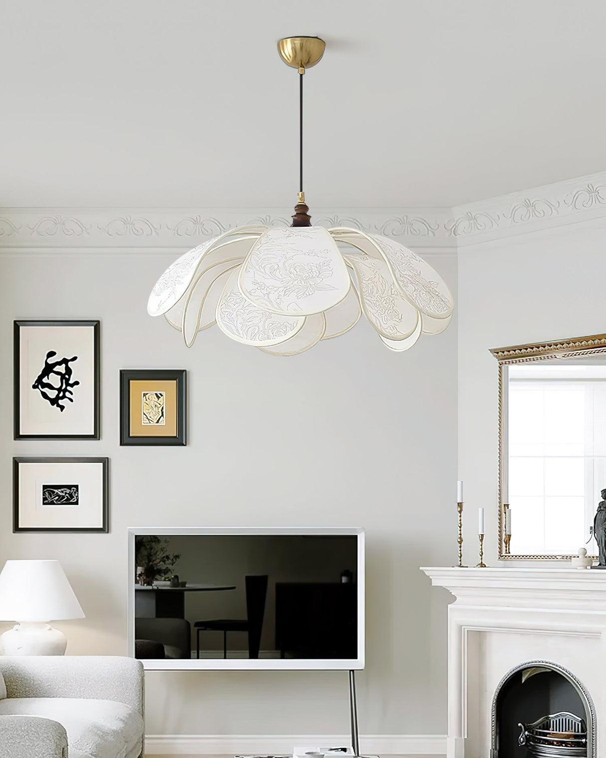 LumaBella Pendelleuchte | Elegante Deckenlampe | Zeitloses Design | Verschiedene Größen