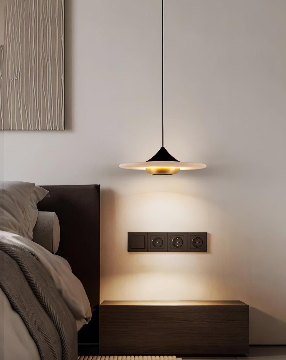 Orbiview Marmor Pendelleuchte | Hochwertiges Design | Edle Beleuchtung | Stilvolle Wohnkultur