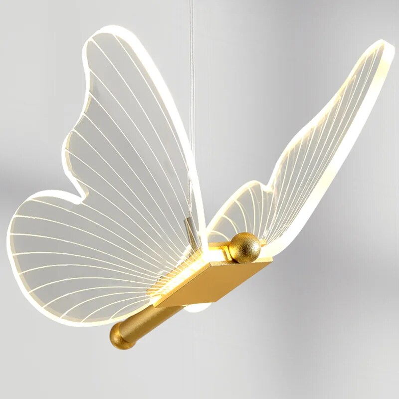 ButterGlow Hängeleuchte in Form eines Schmetterlings | Elegantes LED Design für Ihr Zuhause