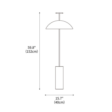GlowLinea Stehlampe 40 x 152 cm | Elegantes Design | LED Beleuchtung | Wohnraumbeleuchtung