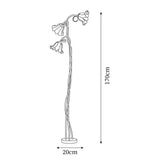 FloraGlow Calla Blumen Stehleuchte | Elegantes Design | LED Beleuchtung | Dekorative Innenleuchte