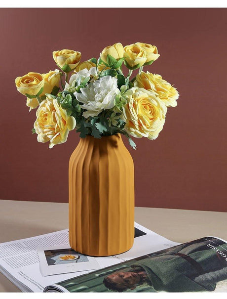 Isabellia Strukturierte Keramik-Töpfe | Modernes Design | Dekoration für Pflanzen & Blumen | In verschiedenen Farben
