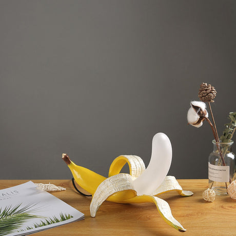 GoldenGlow Art Deco Tischlampe | Banane Design | Modern & Stilvoll | Elegante Beleuchtung