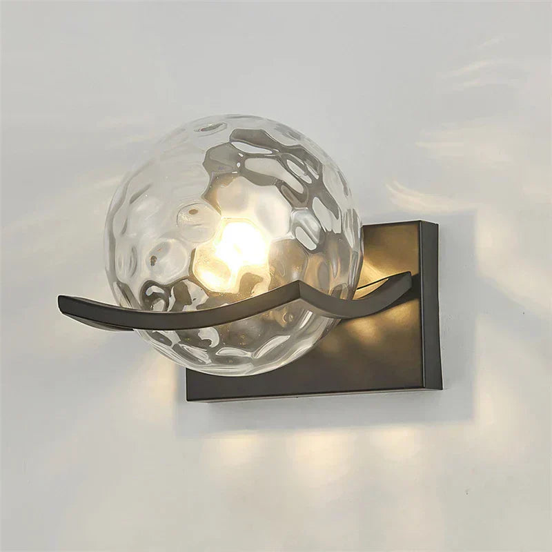 LumiGlide Moderne LED-Wandleuchte Glas | Elegantes Design | Warmweißes Licht | Perfekt für Innenräume
