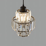 Lustrella Runde Abgestufte Kristall-Deckenleuchte aus Glas | Modernes Design | Elegante Beleuchtung | Dimmbar