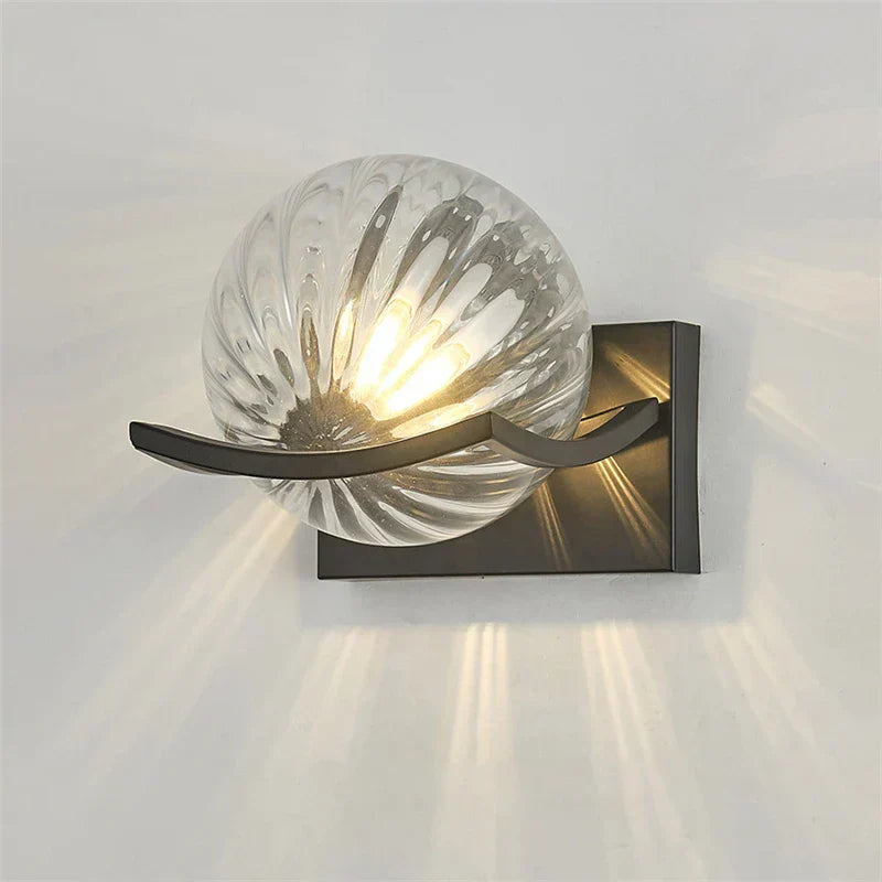 LumiGlide Moderne LED-Wandleuchte Glas | Elegantes Design | Warmweißes Licht | Perfekt für Innenräume