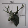 DeerCraft Harz Hirschkopf Wanddekoration | Faux Taxidermie | Bauernhaus-Deko | Tierkopf für die Wand