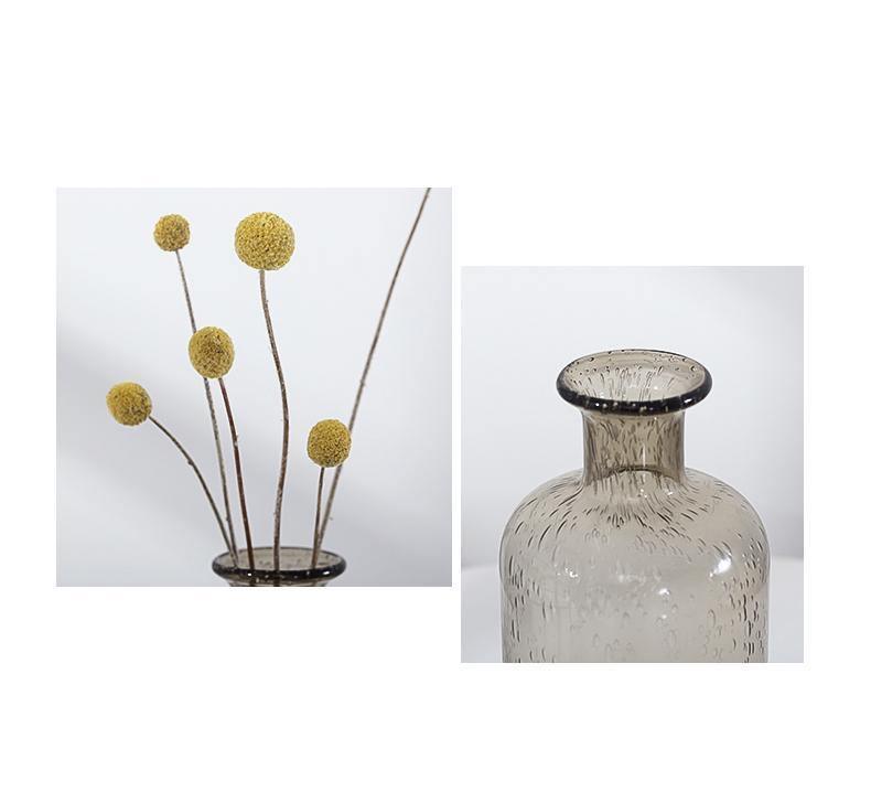 BubbleTint Glasvase mit getöntem Finish | Stilvolle Dekoration | Handgefertigtes Design | Eleganz für Zuhause