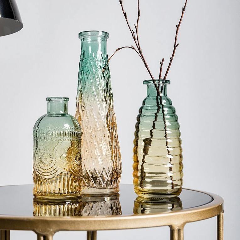 Gradivo Gradient Glasflaschen-Vasen | Modernes Design | Stilvolle Wohnaccessoires