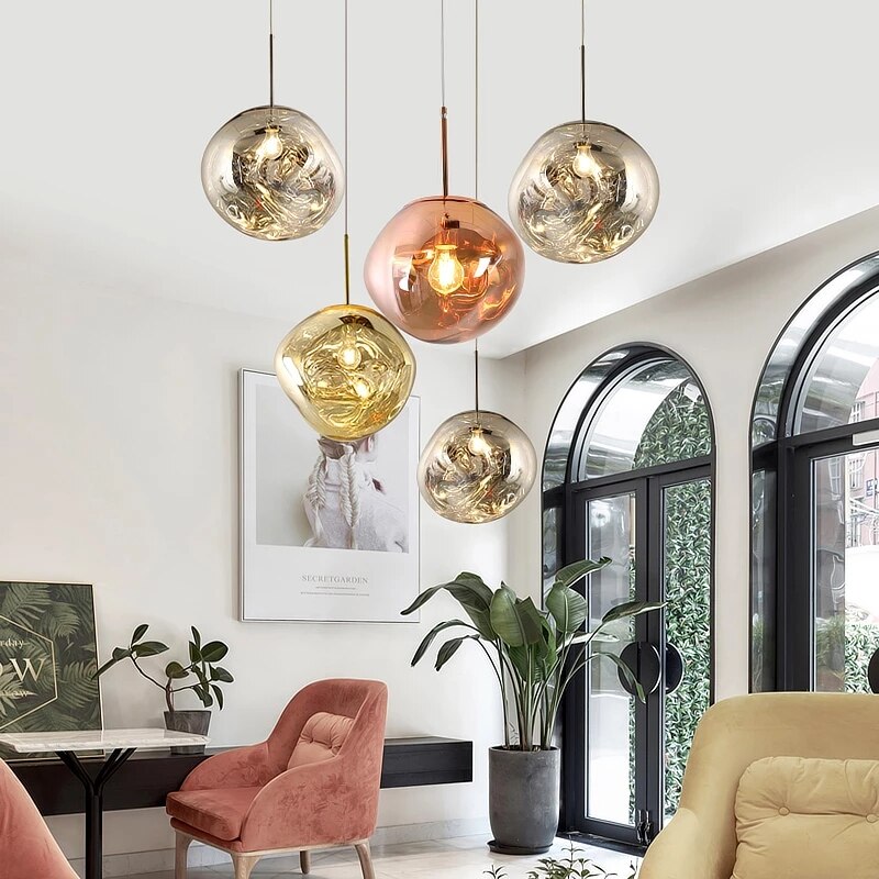 LumiPendant LED-Hängelampe | Modernes Design | Küche & Esszimmer | Pendelleuchte Rosegold | Energieeffizient