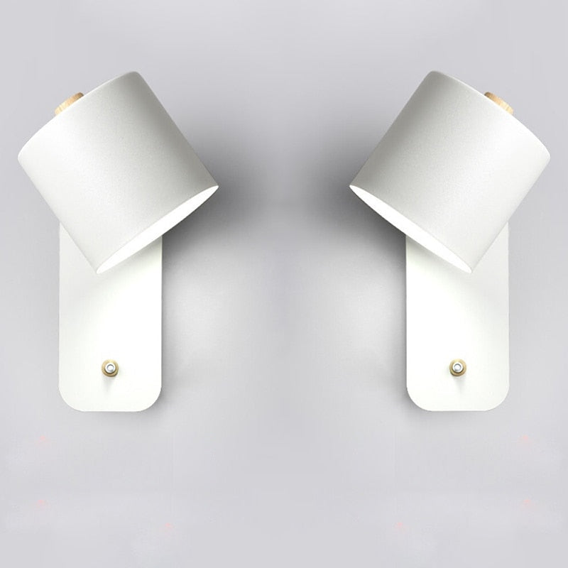 LumiSwitch Moderne LED-Wandlampe | Mit Schalter | Innenbeleuchtung | Deko für Zuhause | Minimalistisches Design