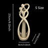 LoveSculpt Sandstein Liebhaber Statue | Hochzeitsdeko | Valentinstag Geschenk | Romantische Heimdekoration
