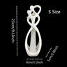 LoveSculpt Sandstein Liebhaber Statue | Hochzeitsdeko | Valentinstag Geschenk | Romantische Heimdekoration
