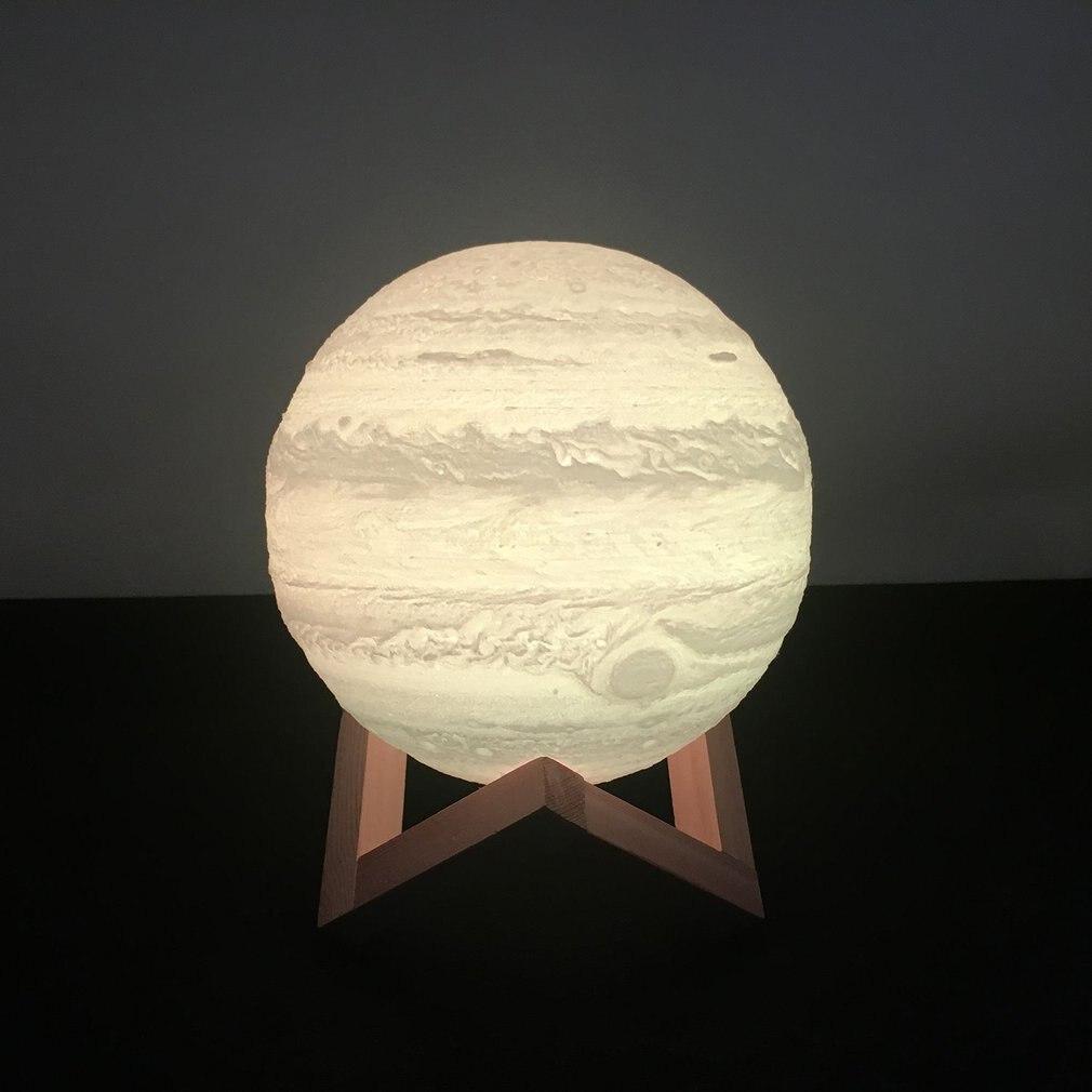LunoraShine LED Jupiter Lampe | Feenhaftes Stimmungslicht | Kabellos | Dekorative Tischlampe | Wohnambiente für Zuhause