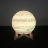 LunoraShine LED Jupiter Lampe | Feenhaftes Stimmungslicht | Kabellos | Dekorative Tischlampe | Wohnambiente für Zuhause